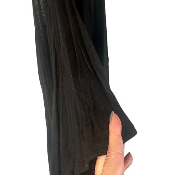 WallpapHER Black Sleeveless Beaded Sheer Upper Vest Women Sz L - Picture 3 of 9